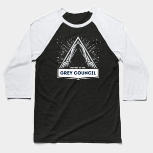 Member of the Grey Council - Triangle - Sci-Fi Baseball T-Shirt